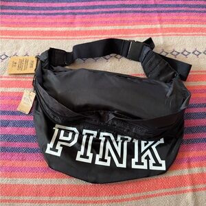 ❕NWT❕VS Pink Campus Fanny Pack/Drawstring Bag